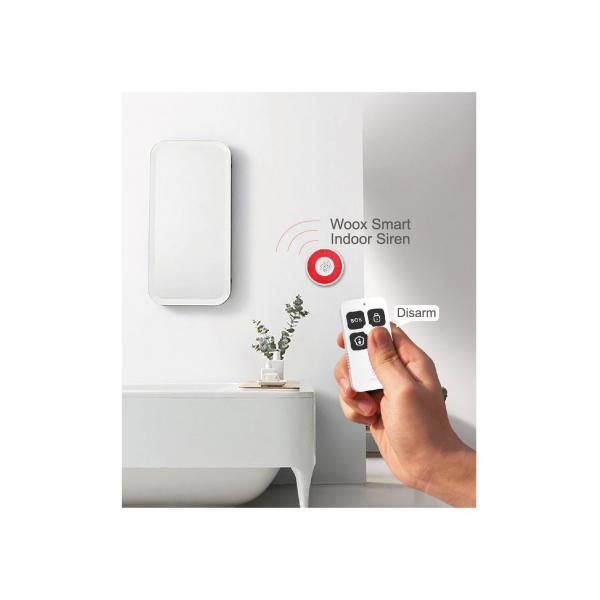 Woox r7054 slimme afstandsbediening, wifi, zigbee 3.0, google assistant amazon alexa, 30m, wit