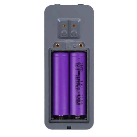 Woox r18650 is een set van 2 stuks oplaadbare lithium-ion batterijen type 18650