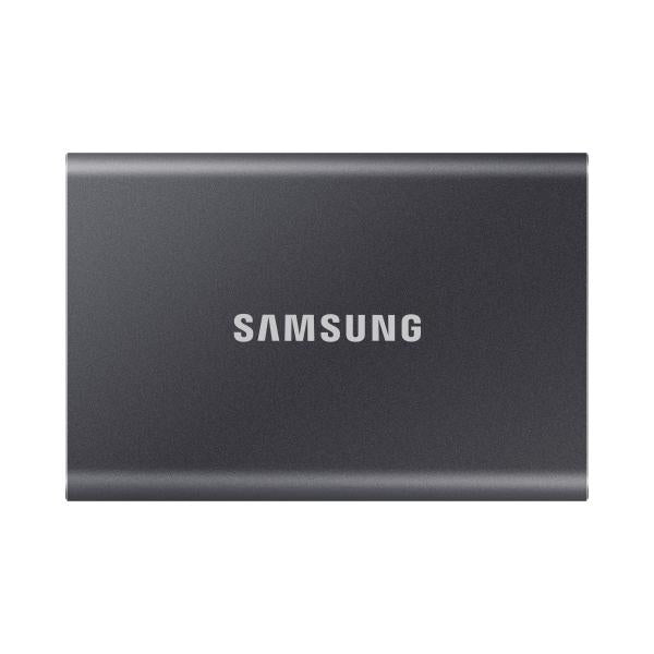 Samsung mu-pc500t ww t7 portable ssd, 500 gb, usb type-c, 3.2 gen 2, 1000 mb s, password, grey