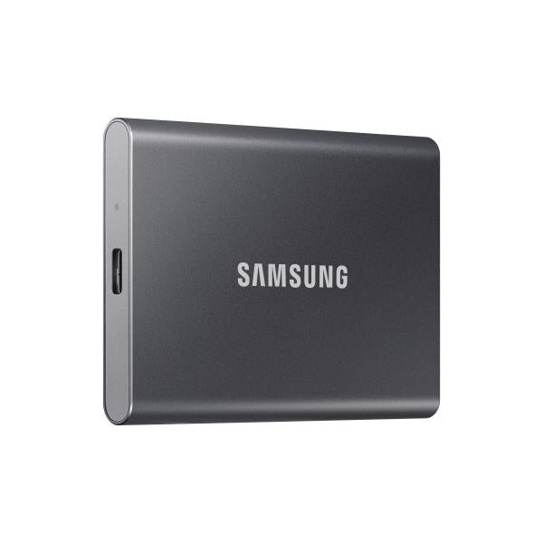 Samsung mu-pc500t ww t7 draagbare ssd, 500 gb, usb type-c, 3.2 gen 2, 1000 mb s, wachtwoord, grijs