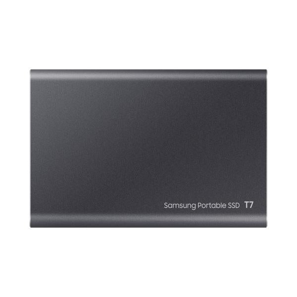 Samsung mu-pc2t0t ww t7 draagbare SSD, 2000 GB, USB type-C, 3.2 gen 2, 1050 MB s, wachtwoord, grijs