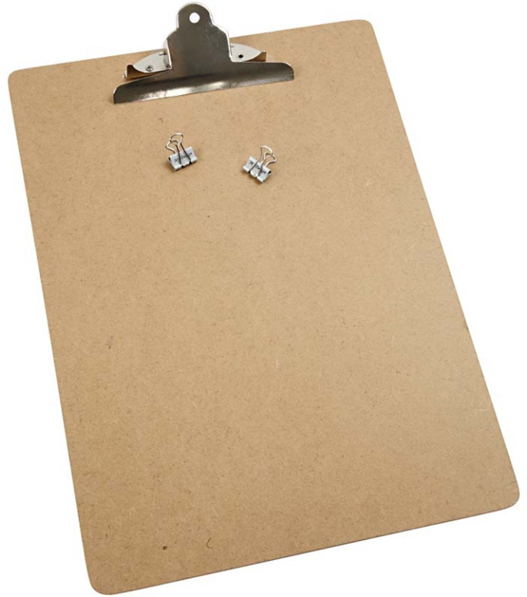 Creativ company macramebord mdf knutselbord 32x47 cm bruin.