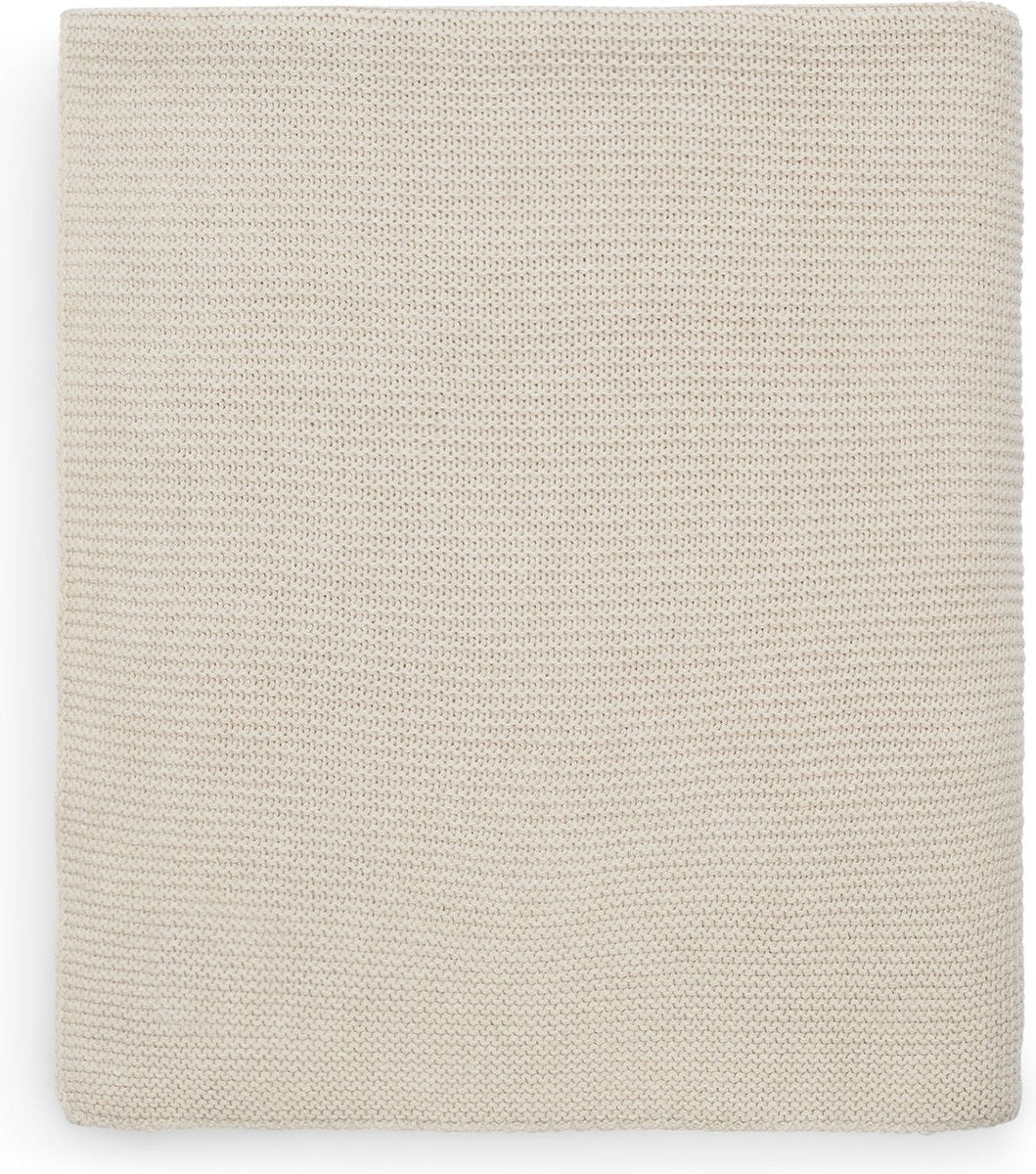 Jollein baby deken ledikant 100x150cm - basic knit - nougat