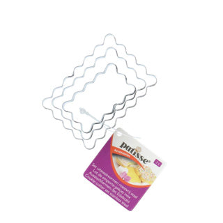 Patisse uitsteekvormen RVS rechthoekig 3-delig