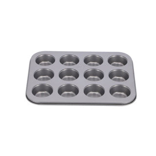 Patisse zilvertop mini muffinvorm 12 vakken 25 cm