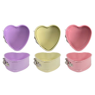 Springvorm hart ø12 cm 3 asst | 3 stuks
