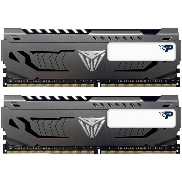 Patriot pvsr432g320c8k viper geheugen rgb, 32gb, dimm, ddr4 3200mhz, cl18 zwart hs, rgb