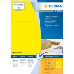 Etiketten herma