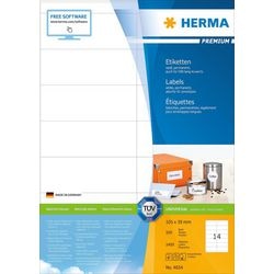 Etiketten herma