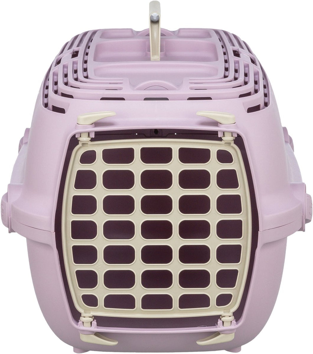 Trixie reismand - roze, geschikt tot 6 kg - 48x30x32 cm, handvat en draaisluiting