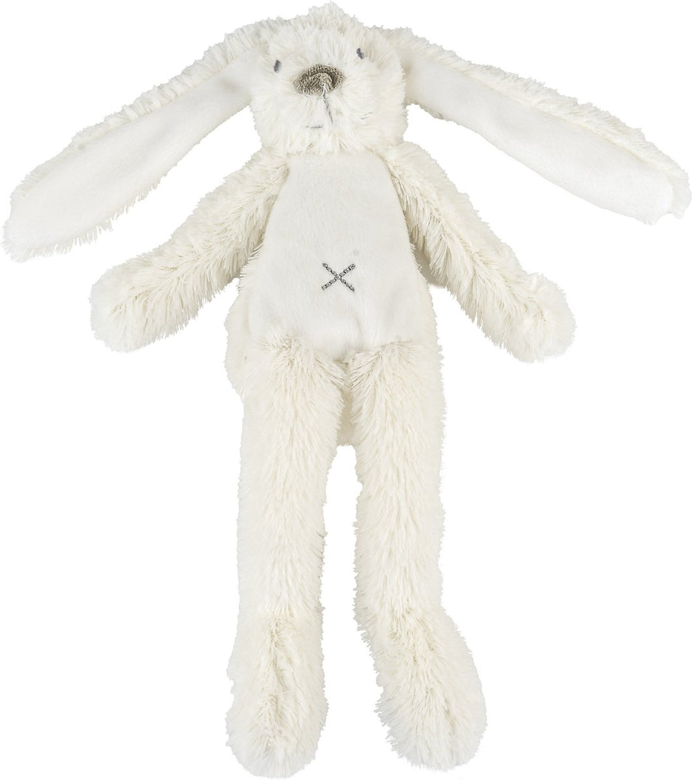 Happy horse konijn richie flatstyle knuffel 27cm - wit - baby knuffel