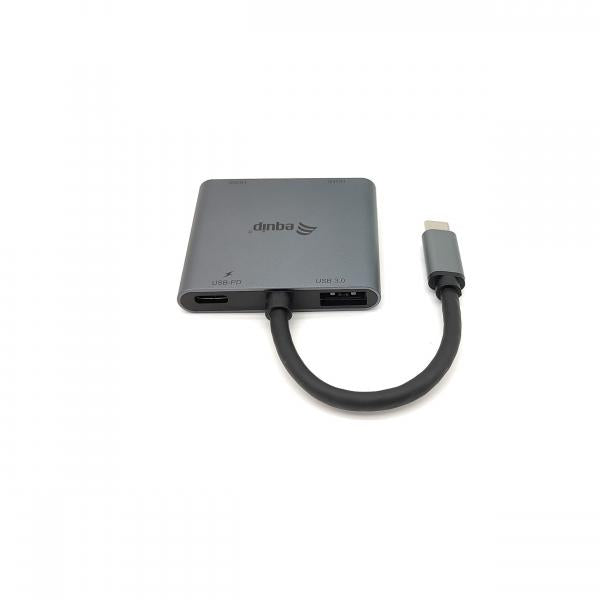 Equip 133484 usb-c 4-in-1 dubbele hdmi-adapter