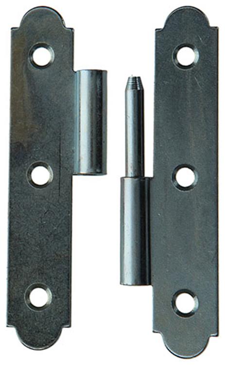 Mack 1013262 - 2 spaanse paumellen rechts verzinkt h 100 x b 50 mm | 5 stuks