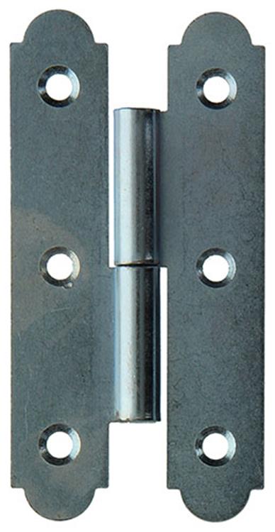 Mack 1013261 - 2 spaanse paumellen links verzinkt h 100 x b 50 mm | 5 stuks