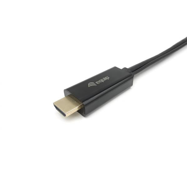 Equip 119039 HDMI naar DisplayPort-adapter, 0,15 m, HDMI type A (standaard) DisplayPort, mannelijk, recht
