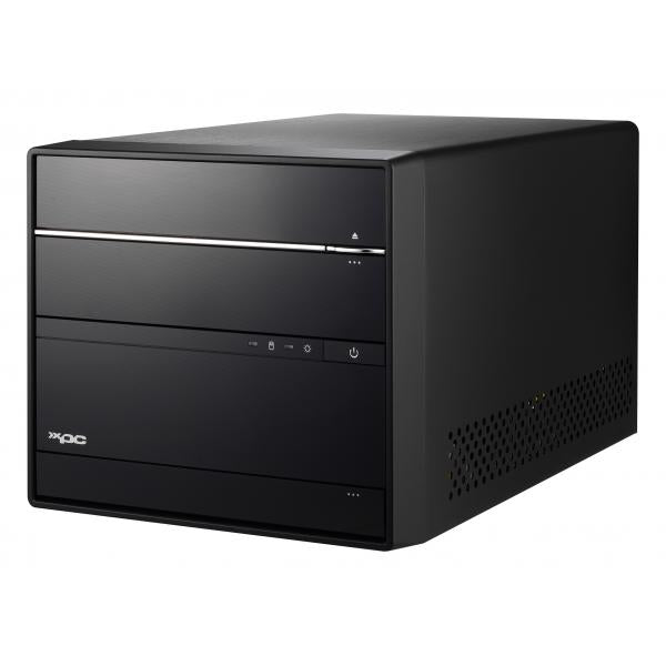 Shuttle sh570r6 zwarte xpc cube pc barebone, Intel H570, LGA 1200, DDR4, 2x LAN, 2x M.2, 300W
