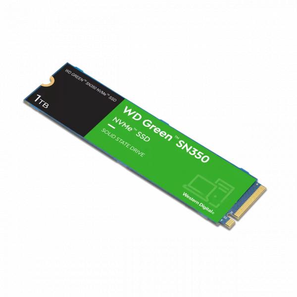Western Digital WD100T3G0C SN350 groene SSD, 1 TB, M.2 NVME, QLC, 3200 3000 MB/s