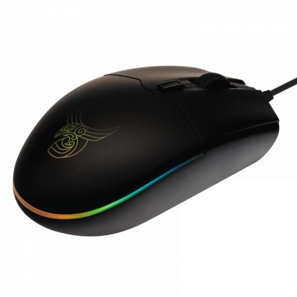 L33t gaming 160398 Hofud bedrade RGB gamingmuis, 6 knoppen, 3200 dpi, USB
