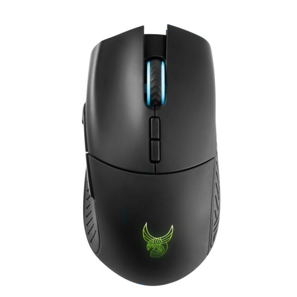 L33t gaming 160377 draupnir draadloze gamingmuis, usb, 16.000 dpi, qi-opladen, 1,6 m