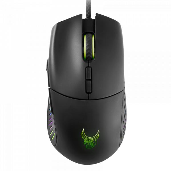 L33t gaming 160383 gungnir gamingmuis. 8 knoppen, 16.000 dpi, ergonomisch, rgb