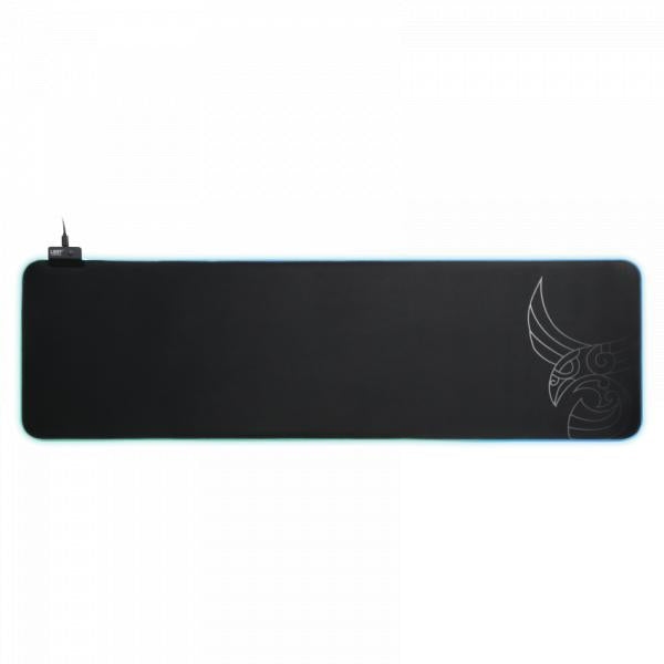 L33t gaming 160406 asar bardagi xxl rgb gaming muismat, snel oppervlak. 920 x 294 x 3 mm, zwart