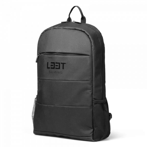 L33t gaming 160380 gamingrugzak in zwart, slank nylon design. Geschikt voor 15,6 inch apparaten.