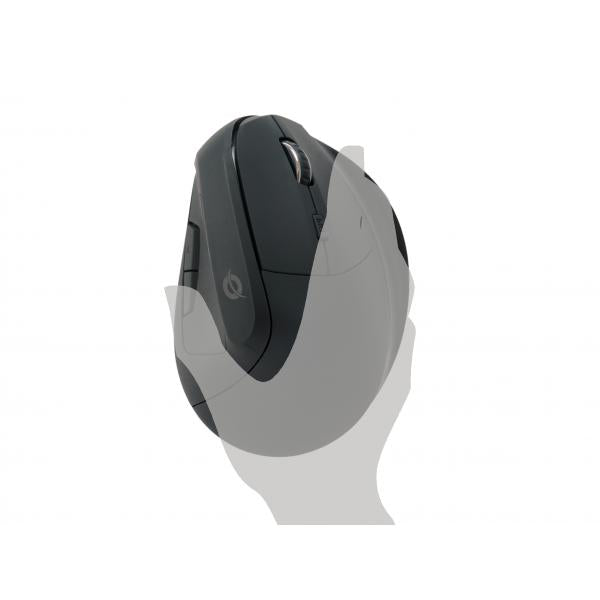 Conceptronic lorcan03b lorcan ergo 6-knops ergonomische bluetooth muis, bluetooth, optisch, 1600 dpi