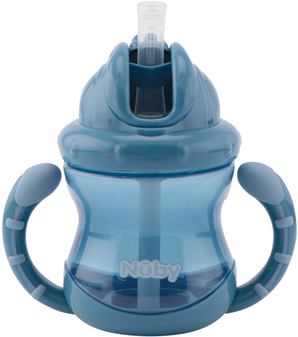 Nûby nuby flip-it drinkbeker - 240 ml - blauw