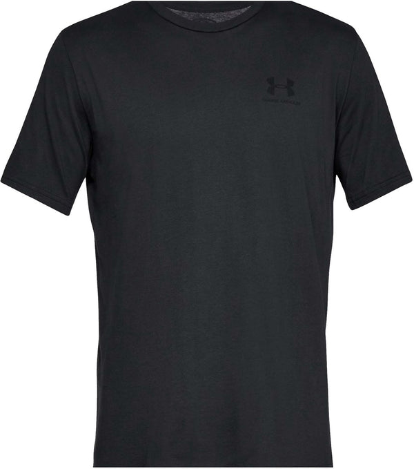 Under armour ua m sportstyle lc ss-blk heren sportshirt - zwart xxl