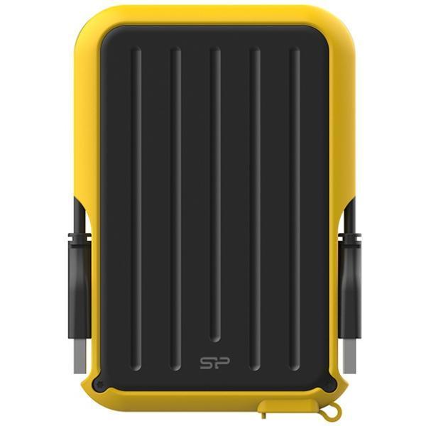 Silicon Power SP040TBPHD66LS3Y Armor A66 draagbare harde schijf, 4TB, USB3.2 gen 1, geel, certificaat