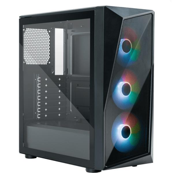 Coolermaster CP520-KGNN-S00 CMP 520 met 3ARGB-fans, ATX, midi-tower, venster, 3x 120mm RGB