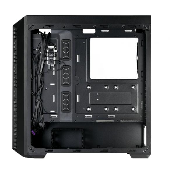 Cooler master mb520-kgnn-s00 masterbox 520 mesh, rood, atx, midi, transparant venster van rand tot rand