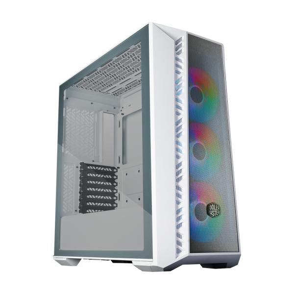 Cooler master mb520-wgnn-s00 masterbox 520 mesh wit, atx, midi, edge-to-edge transparant venster