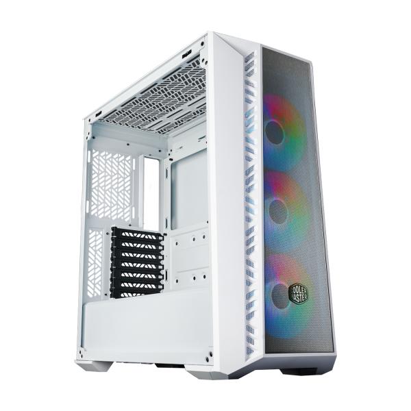Cooler master mb520-wgnn-s00 masterbox 520 mesh wit, atx, midi, edge-to-edge transparant venster
