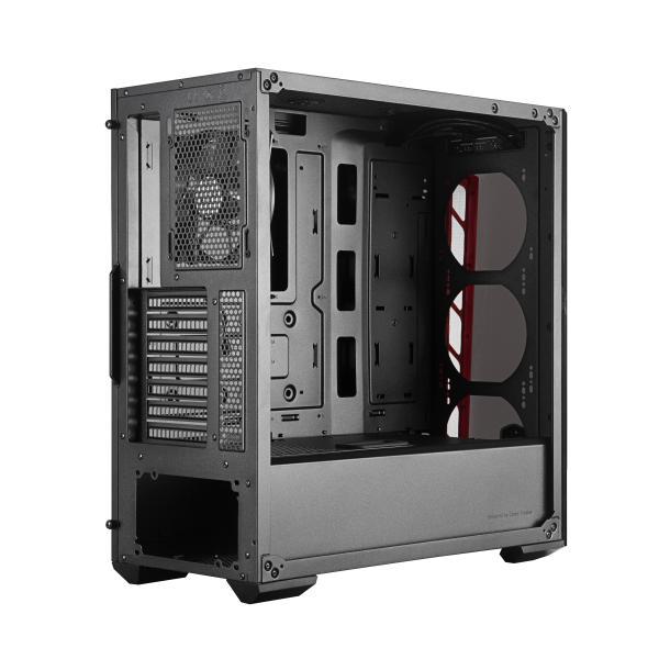 Coolermaster mb520-kgnn-s01 masterbox 520 zwart, atx, midi-tower, transparant venster van rand tot rand