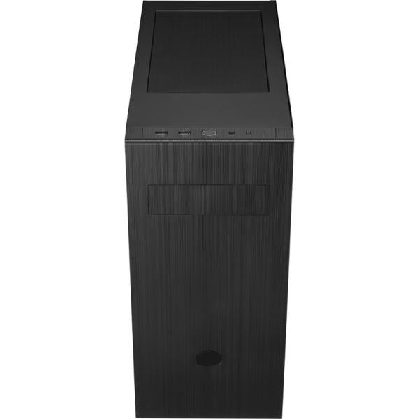 Cooler master mb600l2-knnn-s00 mb600l v2 zonder odd, stalen linkerpaneel, atx, midi-tower, geborsteld
