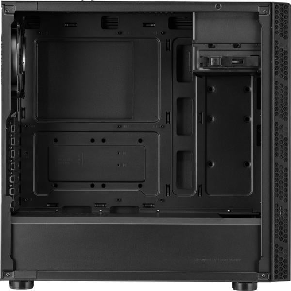 Cooler master mb600l2-knnn-s00 mb600l v2 zonder odd, stalen linkerpaneel, atx, midi-tower, geborsteld