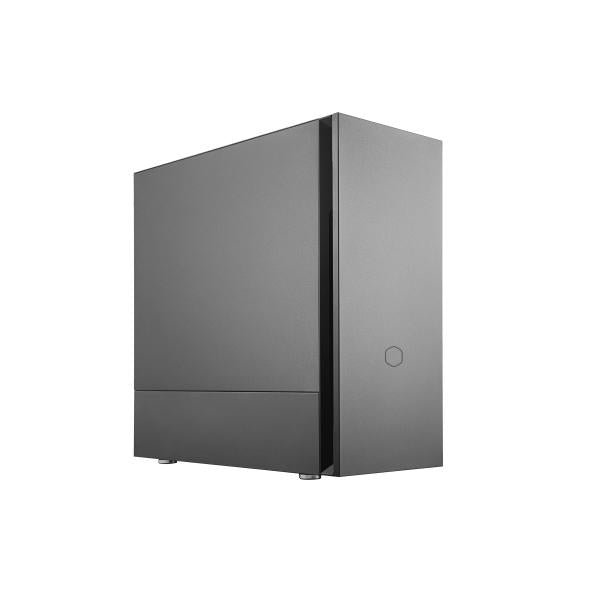 Coolermaster mcs-s600-kn5n-s00 silencio s600 zonder tg, atx, midi-tower, 5x 2,5, 2x 120mm, zwart