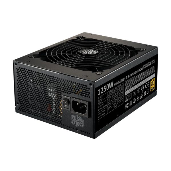 Cooler Master MPE-C501-AFCAG-EU MWE Gold V2, ATX, 1250W, RTX-ready, modulair, 140 mm, zwart