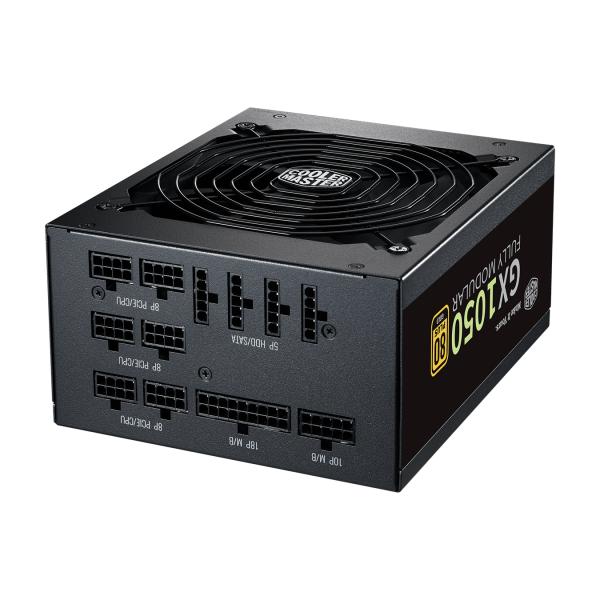 Coolermaster mpe-a501-afcag-eu mwe gold v2, atx 1050w, rtx ready, 140mm, 90%, 2200rpm, zwart