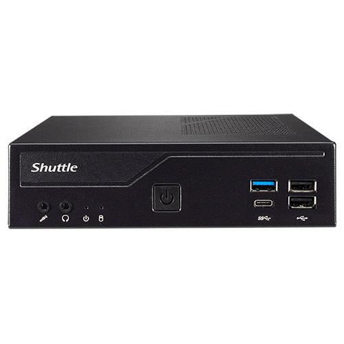 Shuttle dh610 xpc slanke pc barebone, lga1700, intel h610, 2x ddr4 (max. 64 GB) 1x2,5 bay, m.2, hdmi,