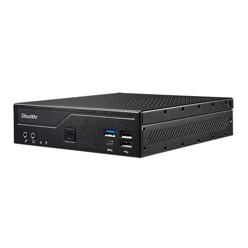 Shuttle dh610 xpc slanke pc barebone, lga1700, intel h610, 2x ddr4 (max. 64 GB) 1x2,5 bay, m.2, hdmi,