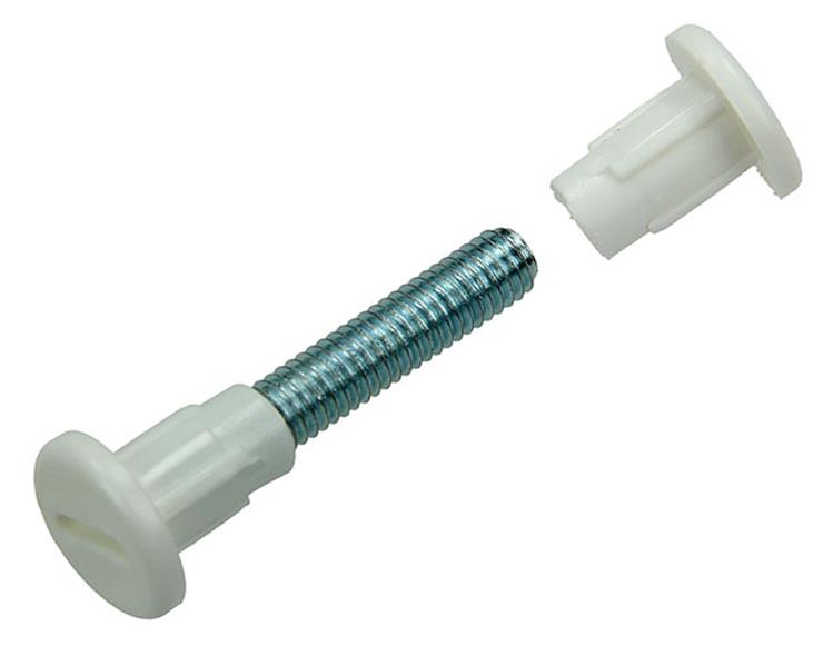 Mack 1015828 - 5 verbindingsschroeven wit 34–44mm | 10 stuks