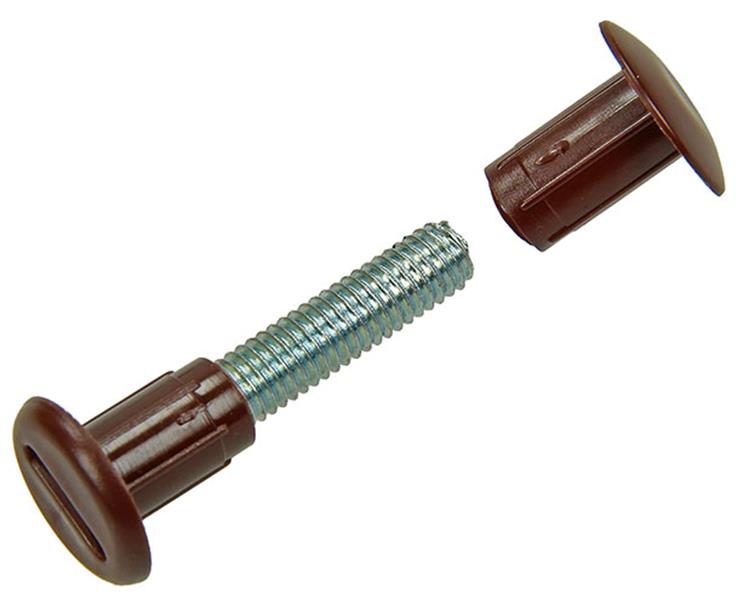 Mack 1015827 - 5 verbindingsschroeven bruin 34–44mm | 10 stuks