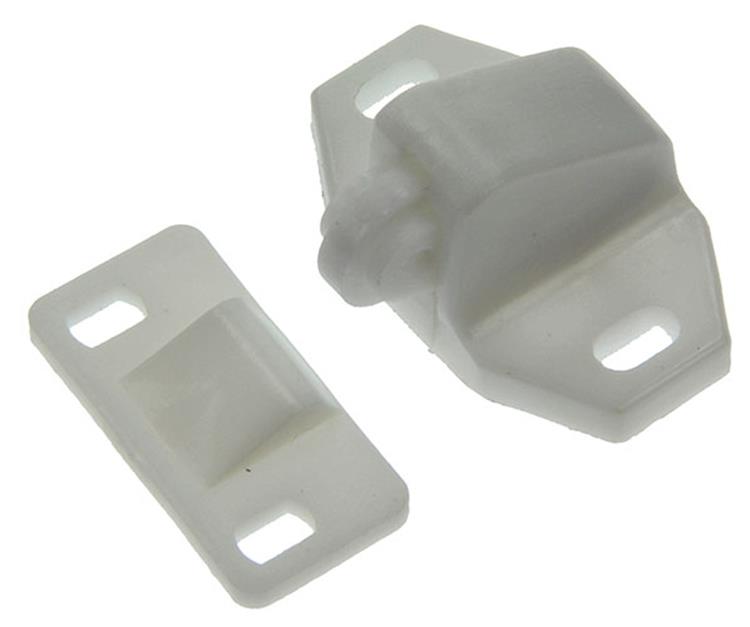 Mack 1015811 - 2 rolsnapsloten wit kunststof | 10 stuks