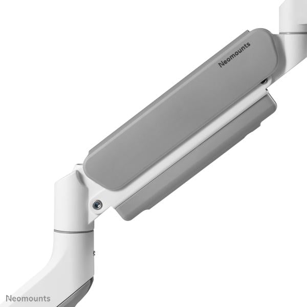 Neomounts ds75-450wh2 draaibaar scherm bureaubevestiging, 2 schermen, topfix klemring