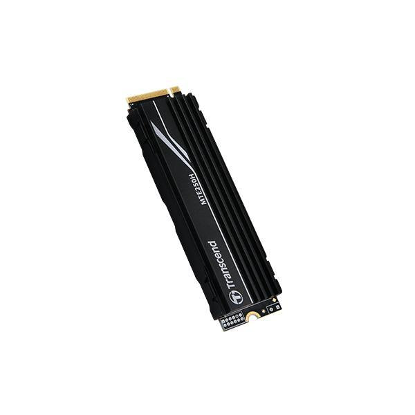 Transcend ts2tmte250h mte250h ssd, 2 TB, M.2 2280, PCIe gen4x4, NVME, 3D TLC, DRAM, metalen koellichaam