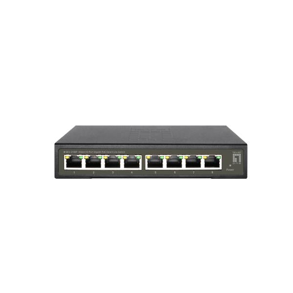 Levelone GES-2108p Hilbert 8-poorts gigabit POE Smart Lite beheerde L2-switch, 8x POE, 112W, 802.3AT AF
