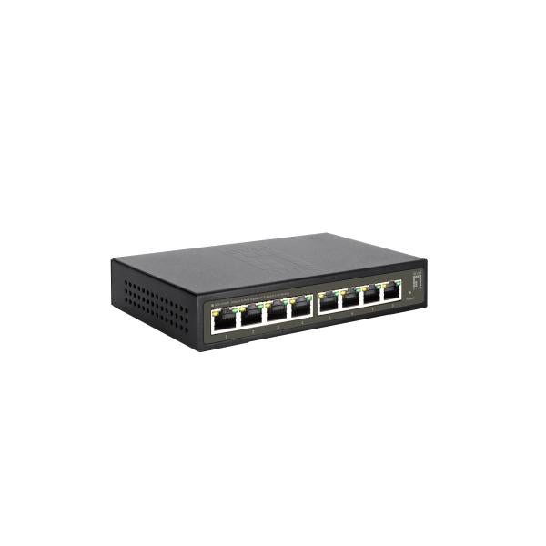 Levelone GES-2108p Hilbert 8-poorts gigabit POE Smart Lite beheerde L2-switch, 8x POE, 112W, 802.3AT AF