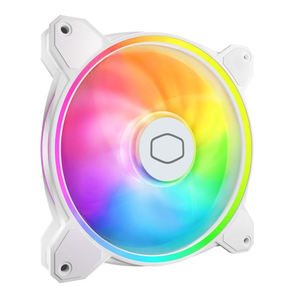 Cooler master mfl-b4dw-16np2-r2 masterfan mf140 halo2 witte editie, 140 mm, 27 dba, 59,51 cfm, wit